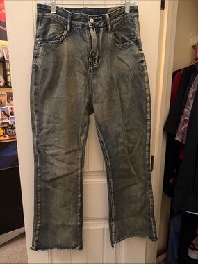 Sanctuary Men's Washed Black/Gray Relaxed Jeans